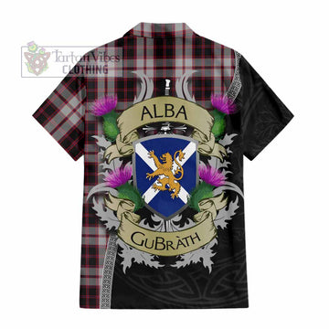 MacPherson (McPherson) Tartan Family Crest Hawaiian Shirt Lion Rampant Royal Thistle Shield Celtic Inspired - Tartan Vibes Clothing