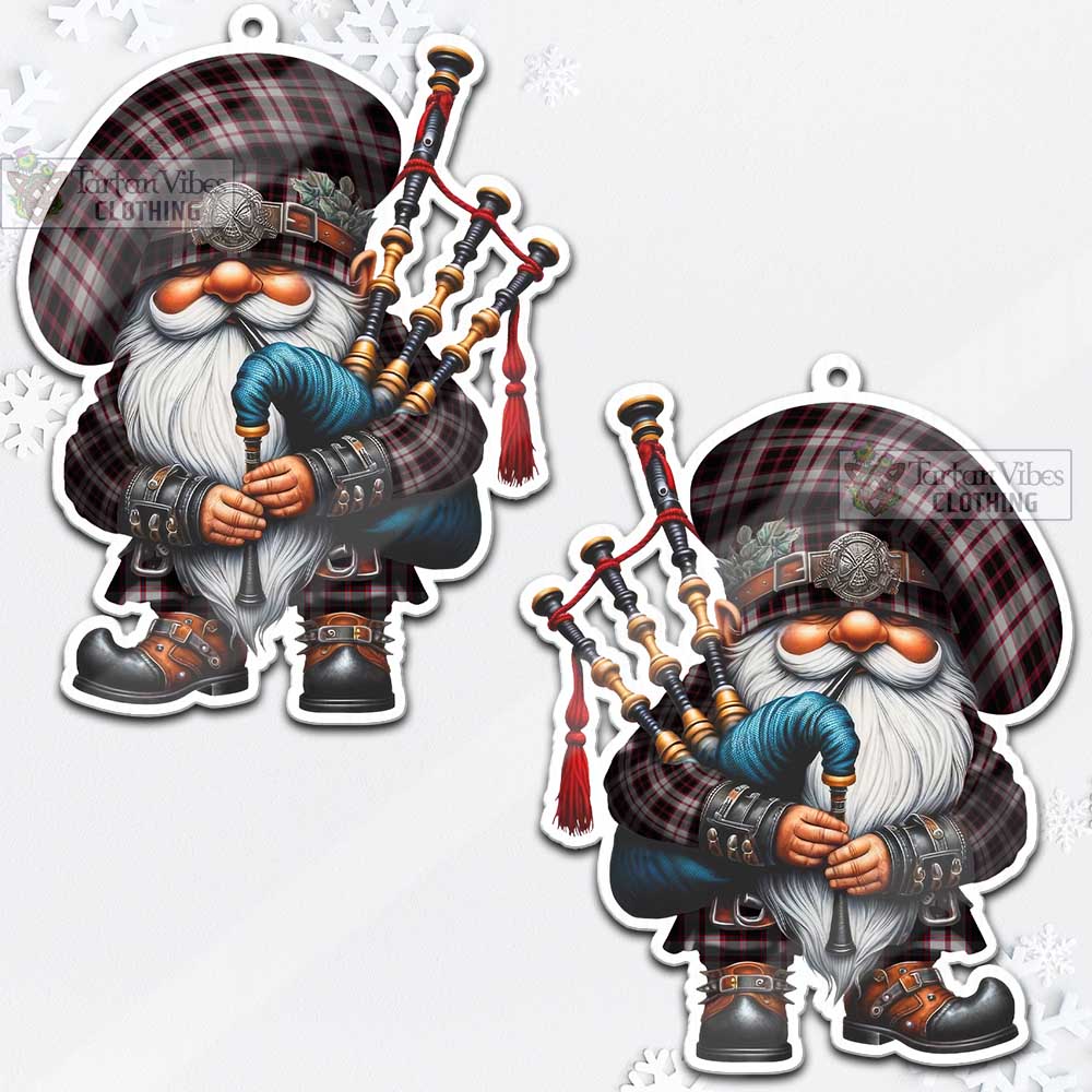 Tartan Vibes Clothing MacPherson (McPherson) Tartan Badpiper Gnome Christmas Ornament