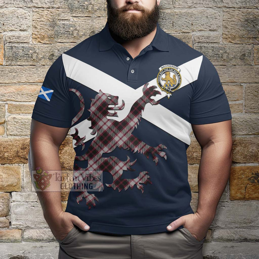 Tartan Vibes Clothing MacPherson (McPherson) Tartan Lion Rampant Polo Shirt – Proudly Display Your Heritage with Alba Gu Brath and Clan Name