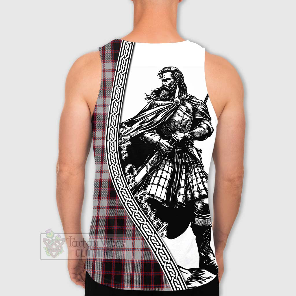 Tartan Vibes Clothing MacPherson (McPherson) Tartan Clan Crest Men's Tank Top with Highlander Warrior Celtic Style