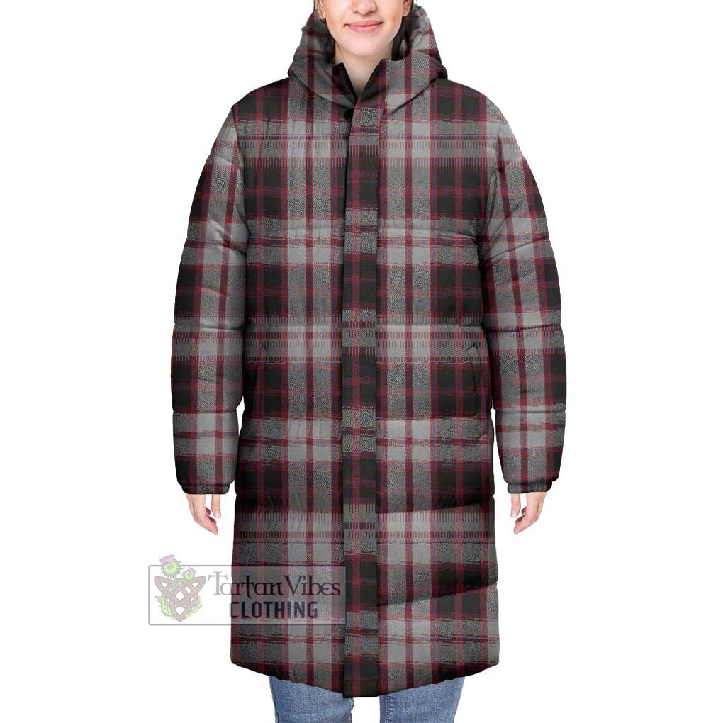 Tartan Vibes Clothing MacPherson (McPherson) Tartan Long Down Jacket