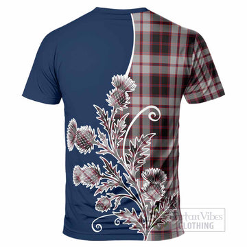 MacPherson (McPherson) Tartan Crest Proud Scottish Basic Thistle T-Shirt
