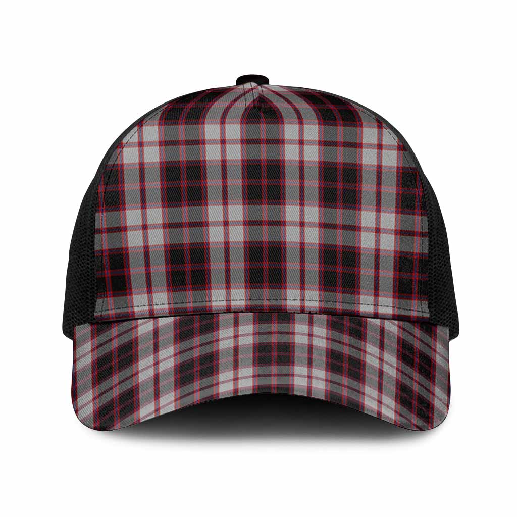 MacPherson (McPherson) Tartan Mesh Trucker Cap One Size (Adjustable) Black - Tartan Vibes Clothing
