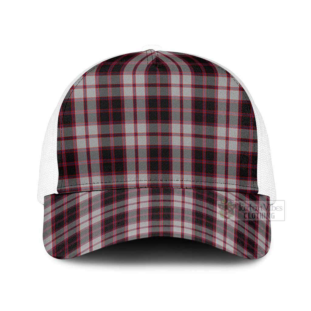MacPherson (McPherson) Tartan Mesh Trucker Cap One Size (Adjustable) White - Tartan Vibes Clothing
