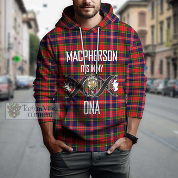 MacPherson Modern Tartan Hoodie with Family Crest DNA In Me Style