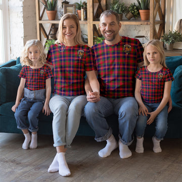 MacPherson Modern Tartan T-Shirt with Family Crest