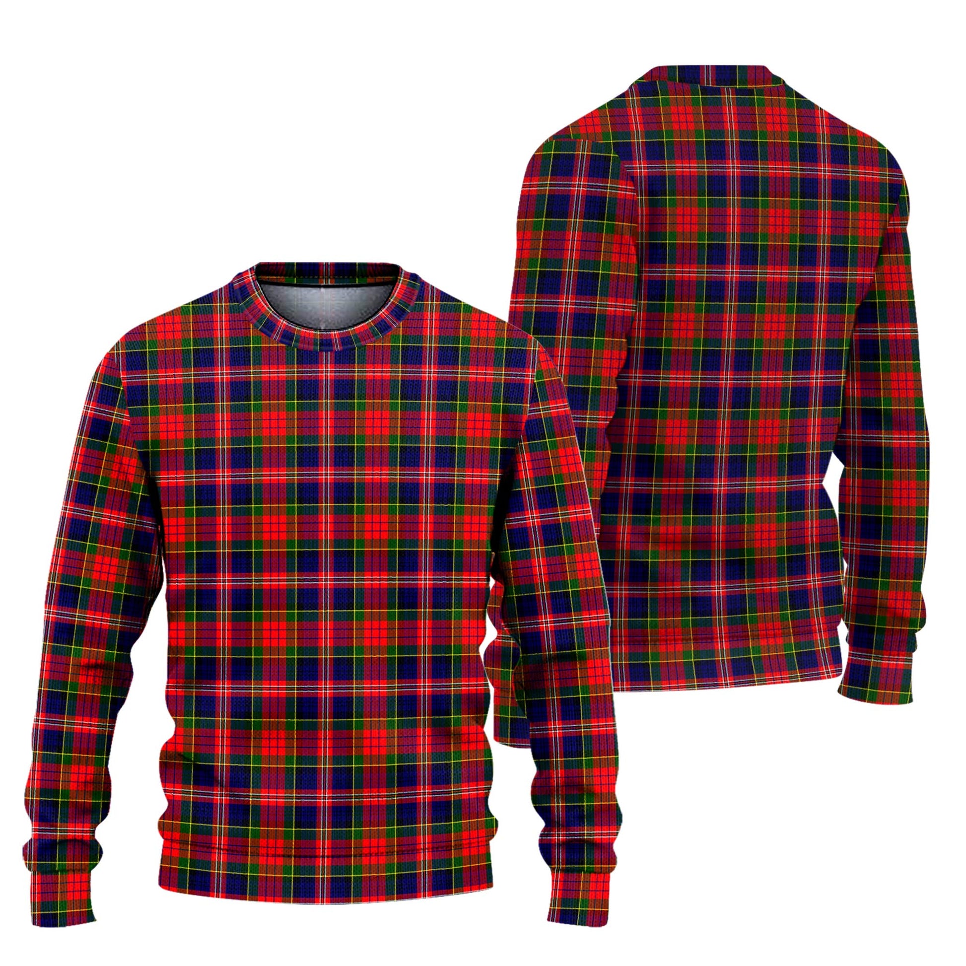 MacPherson Modern Tartan Knitted Sweater Unisex - Tartanvibesclothing