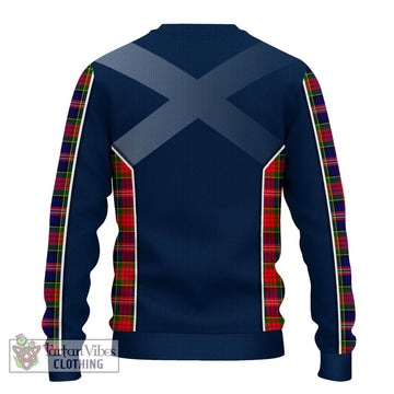 MacPherson Modern Tartan Ugly Sweater with Family Crest and Lion Rampant Vibes Sport Style