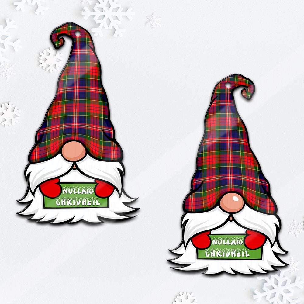 MacPherson Modern Gnome Christmas Ornament with His Tartan Christmas Hat - Tartan Vibes Clothing