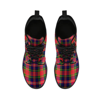 MacPherson Modern Tartan Leather Boots