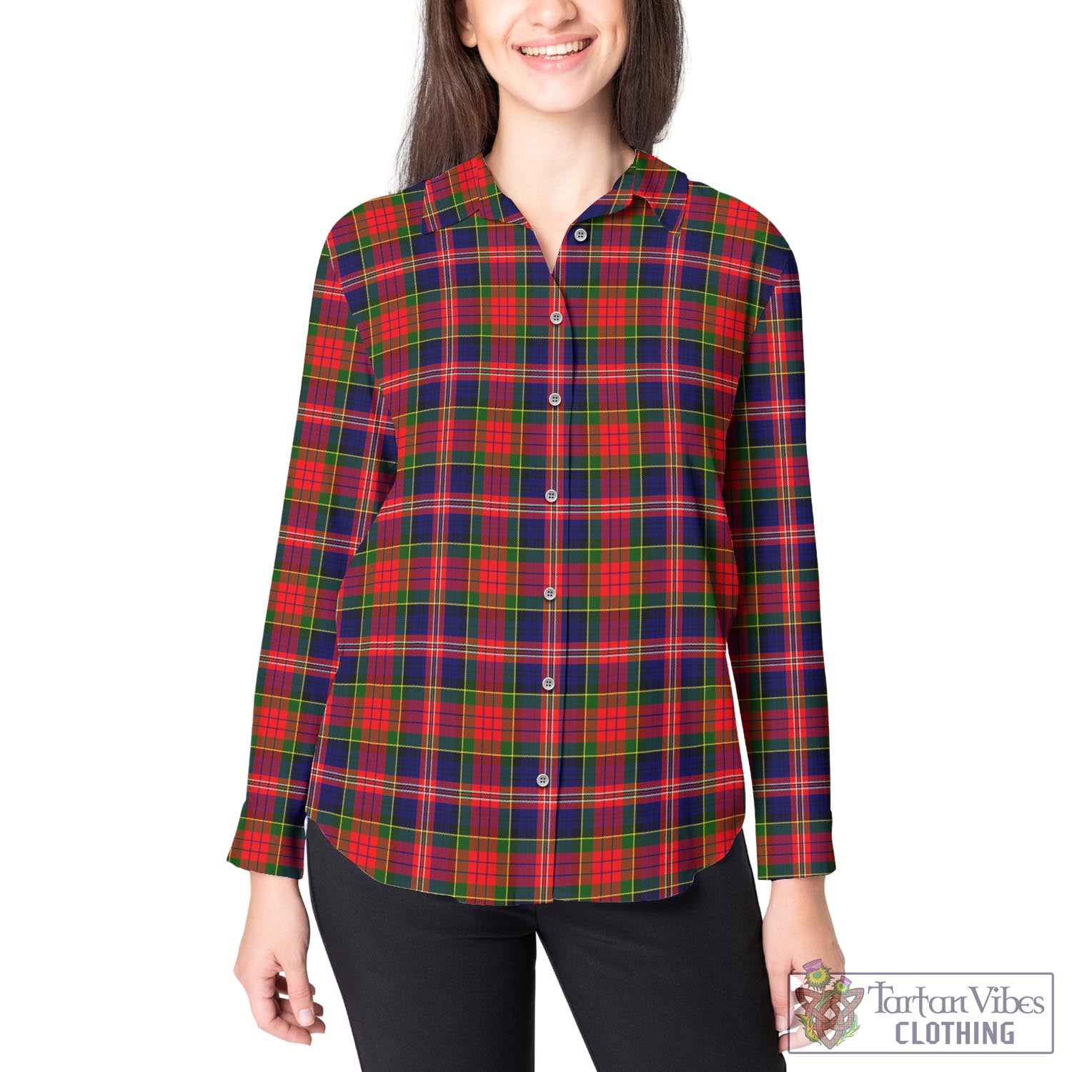 MacPherson Modern Tartan Womens Casual Shirt