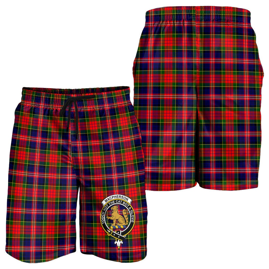 macpherson-modern-tartan-mens-shorts-with-family-crest