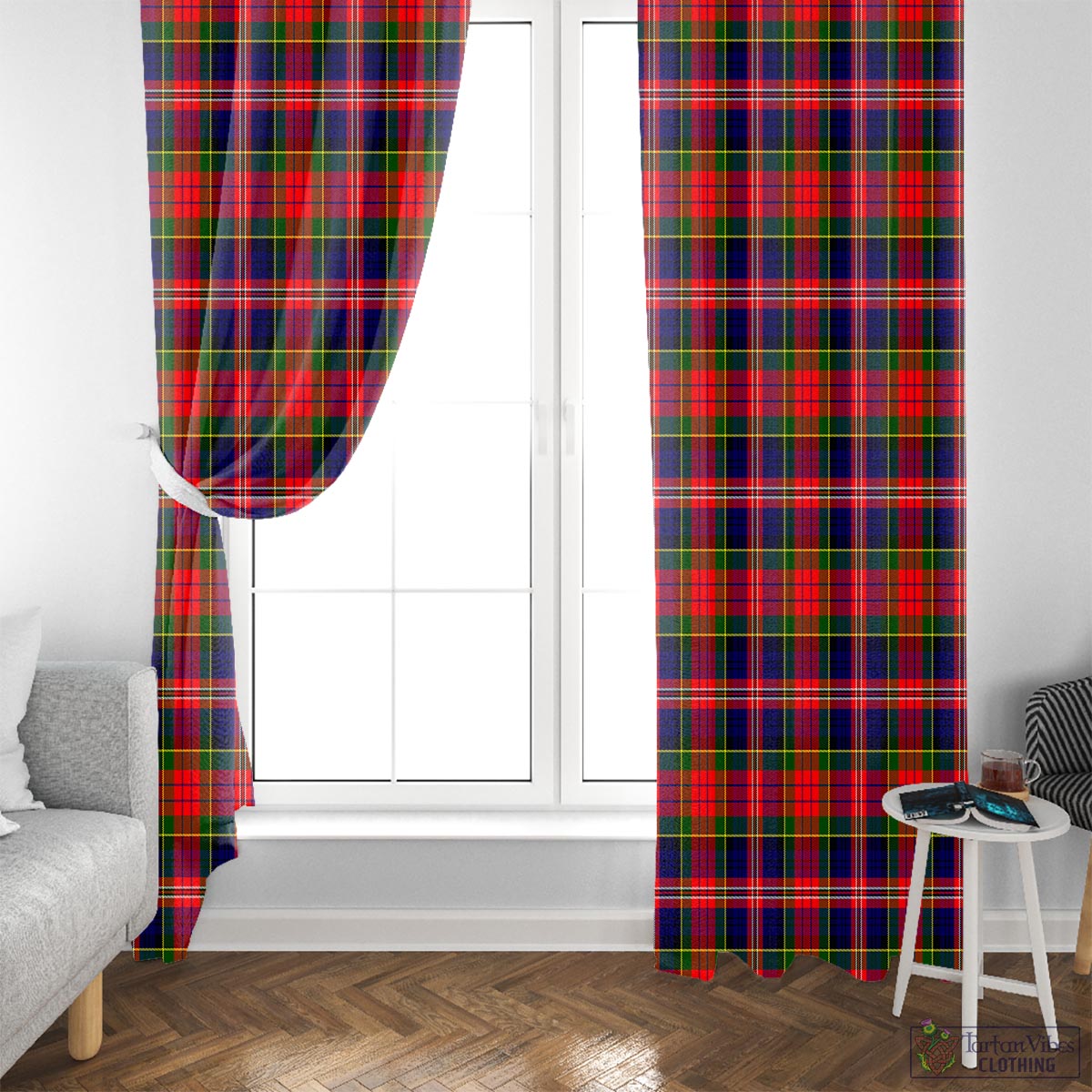 MacPherson Modern Tartan Window Curtain
