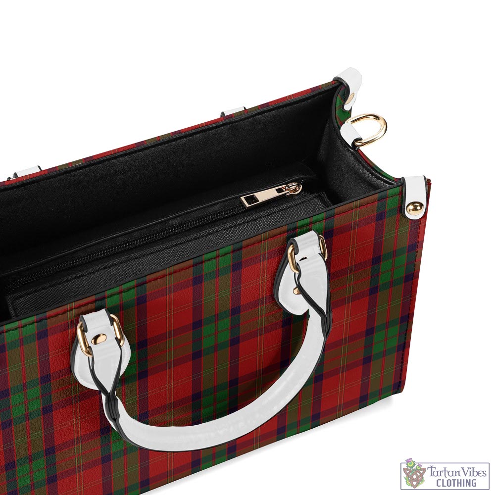 Tartan Vibes Clothing MacPherson of Cluny Tartan Luxury Leather Handbags