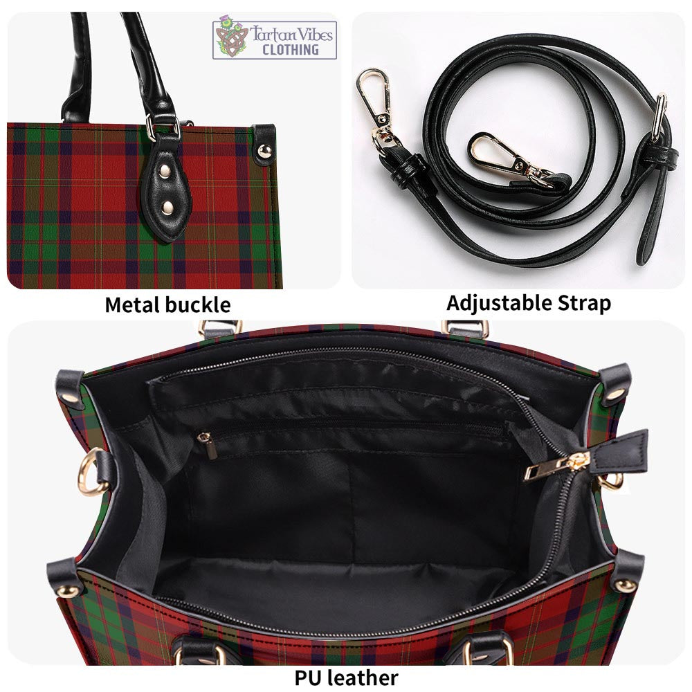 Tartan Vibes Clothing MacPherson of Cluny Tartan Luxury Leather Handbags