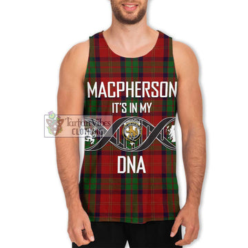 MacPherson of Cluny Tartan Men's Tank Top with Family Crest DNA In Me Style