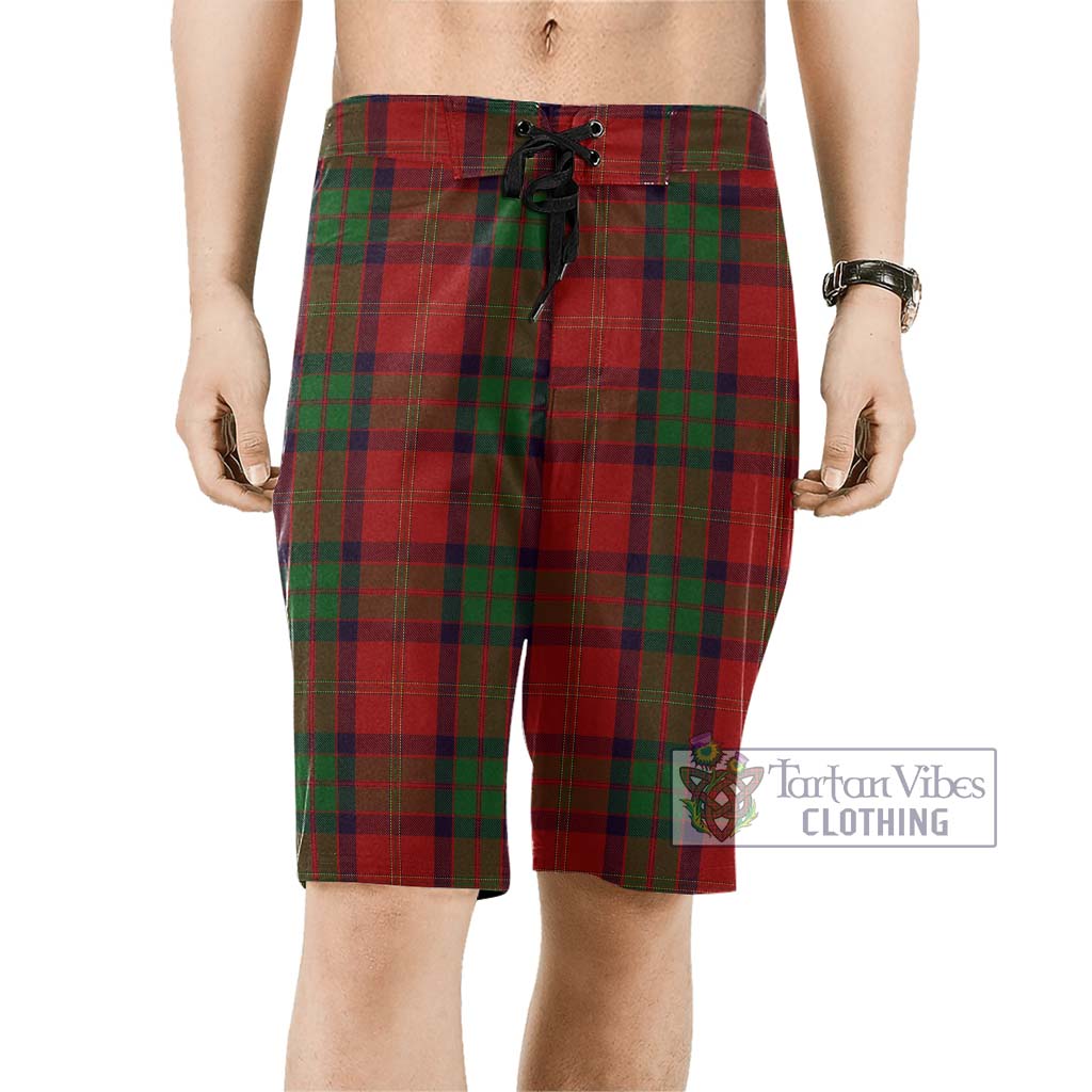 MacPherson of Cluny Tartan Men's Board Shorts Men - Tartan Vibes Clothing