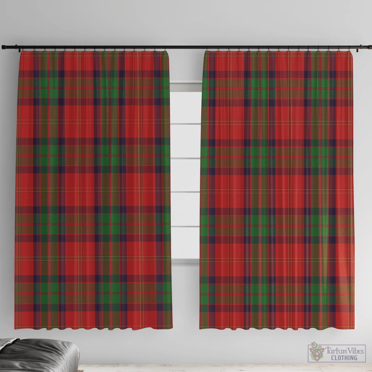 MacPherson of Cluny Tartan Window Curtain