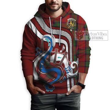 MacPherson of Cluny Tartan Hoodie with Epic Bagpipe Style