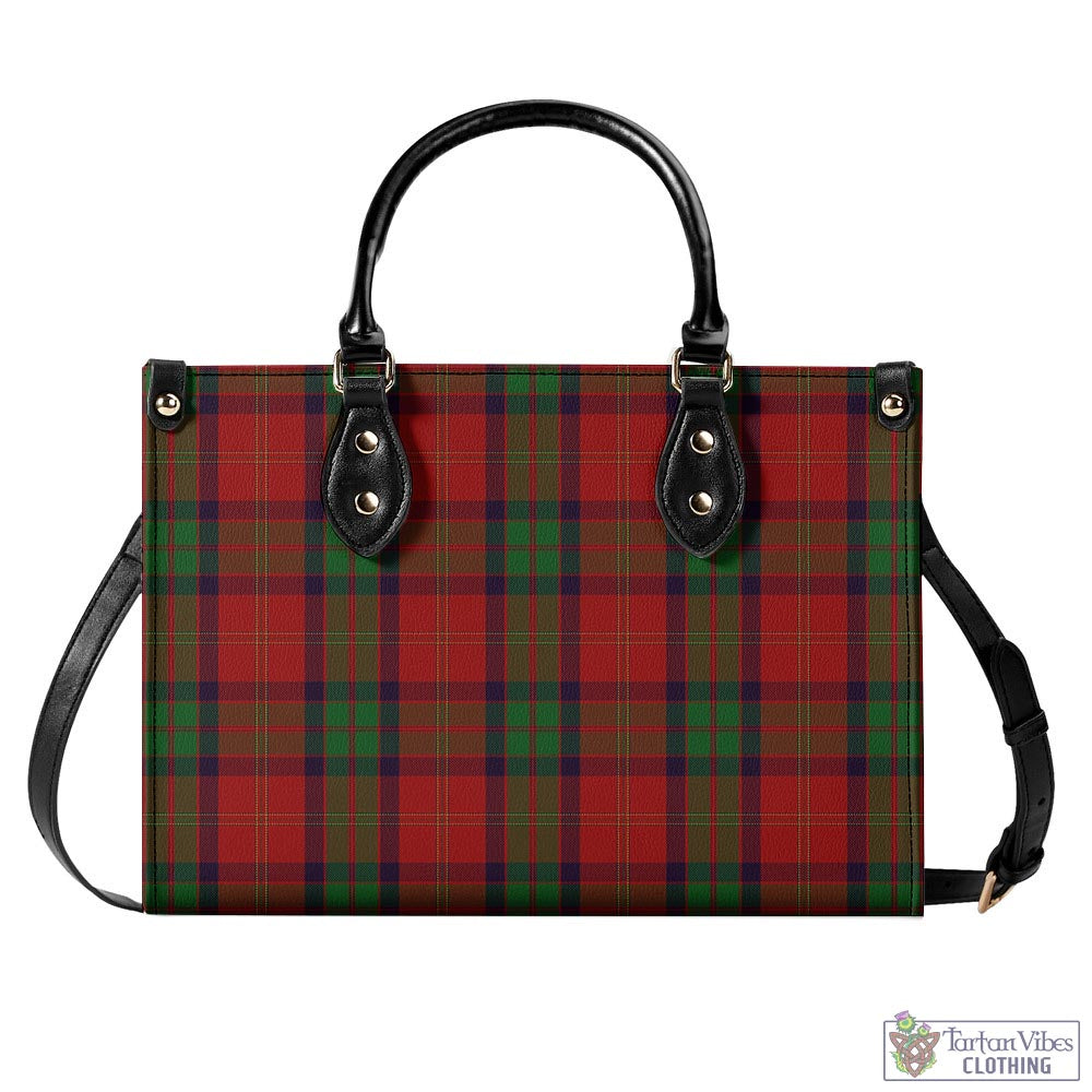 Tartan Vibes Clothing MacPherson of Cluny Tartan Luxury Leather Handbags