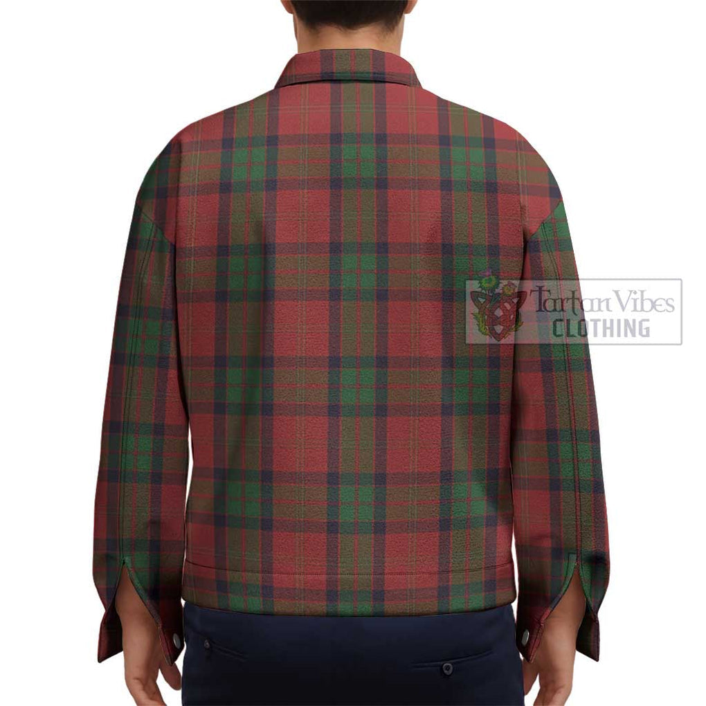 MacPherson of Cluny Tartan Unisex Lapel Cotton Jacket - Tartan Vibes Clothing