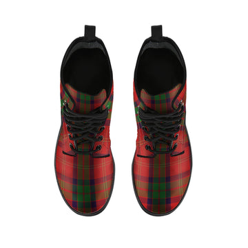 MacPherson of Cluny Tartan Leather Boots