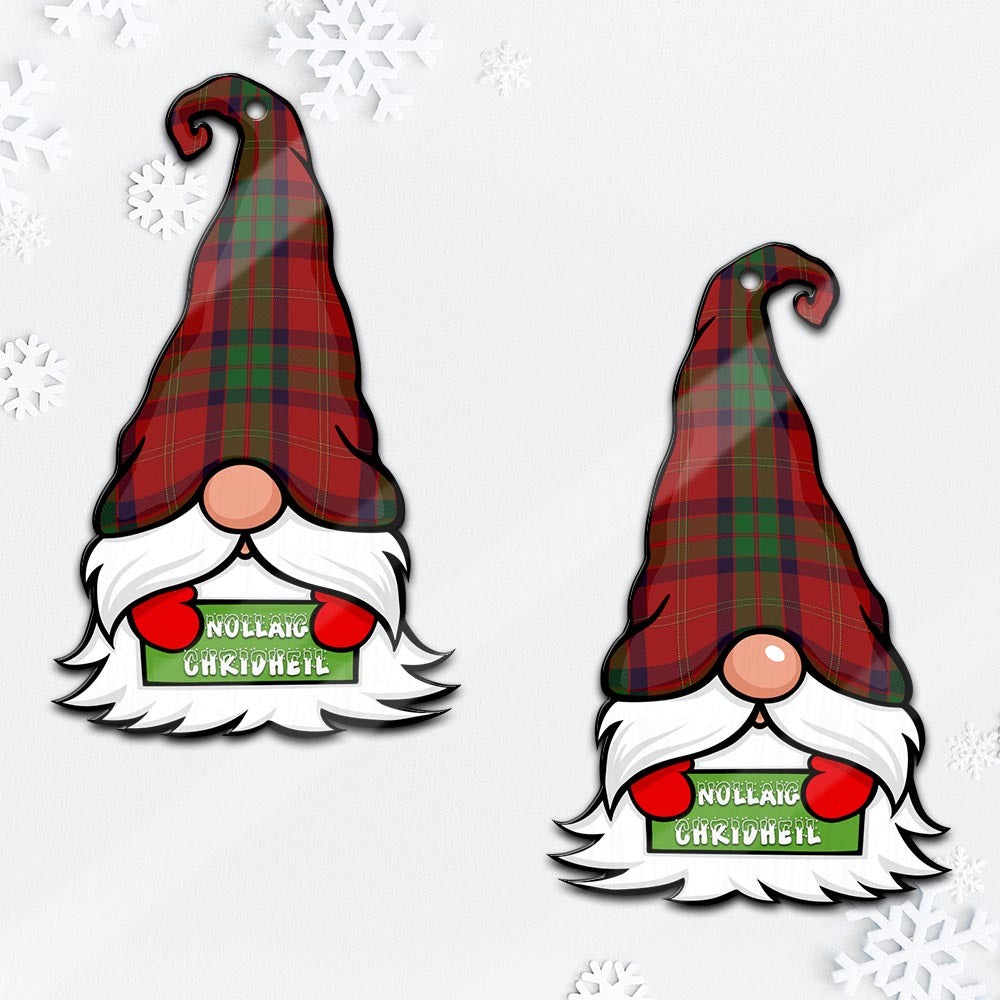 MacPherson of Cluny Gnome Christmas Ornament with His Tartan Christmas Hat - Tartan Vibes Clothing