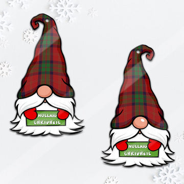 MacPherson of Cluny Gnome Christmas Ornament with His Tartan Christmas Hat