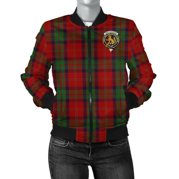 MacPherson of Cluny Tartan Bomber Jacket with Family Crest