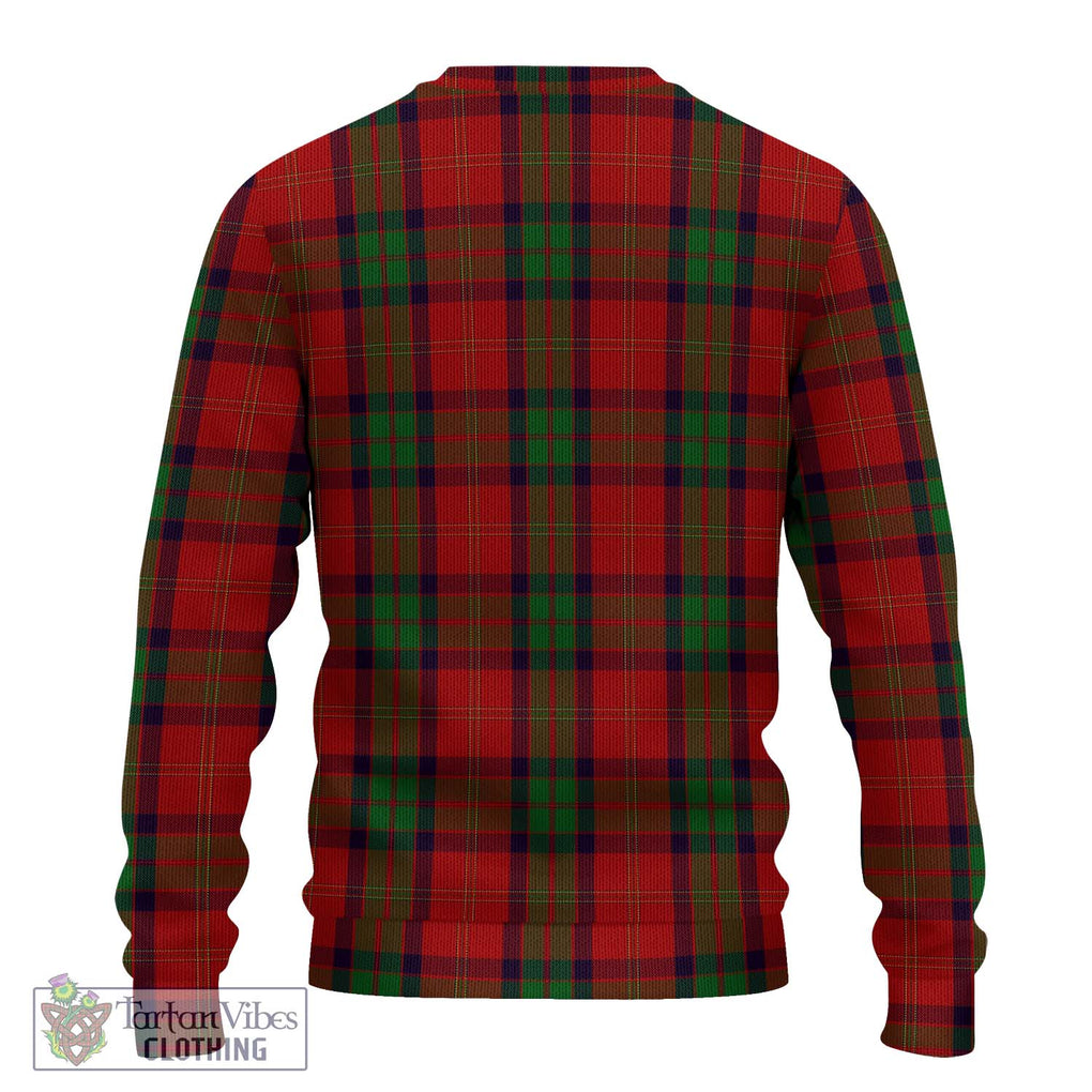 MacPherson of Cluny Tartan Knitted Sweater with Family Crest DNA In Me Style - Tartanvibesclothing Shop