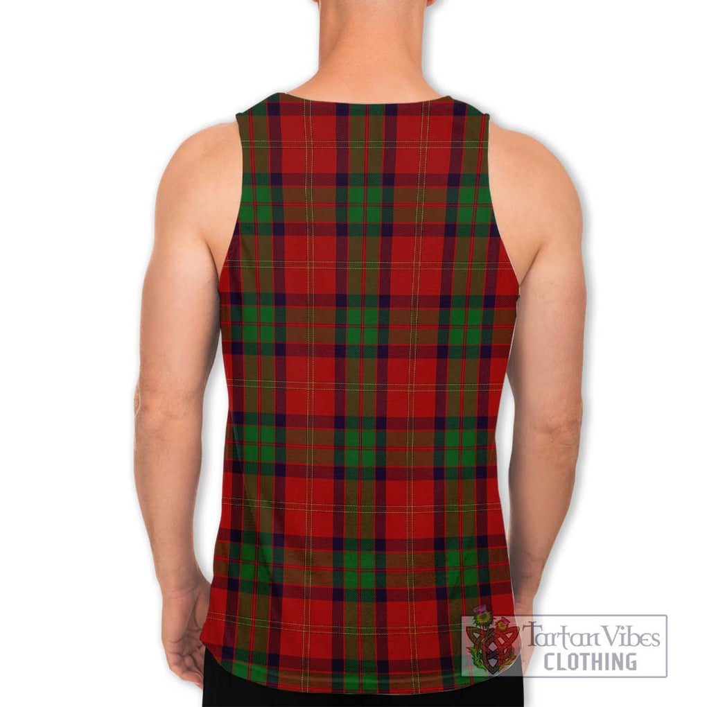 MacPherson of Cluny Tartan Men's Tank Top with Family Crest DNA In Me Style - Tartanvibesclothing Shop