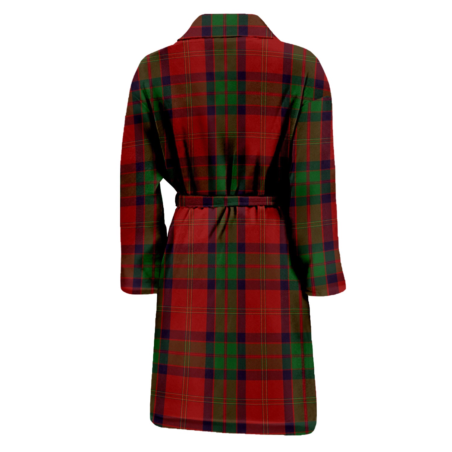 MacPherson of Cluny Tartan Bathrobe with Family Crest - Tartan Vibes Clothing