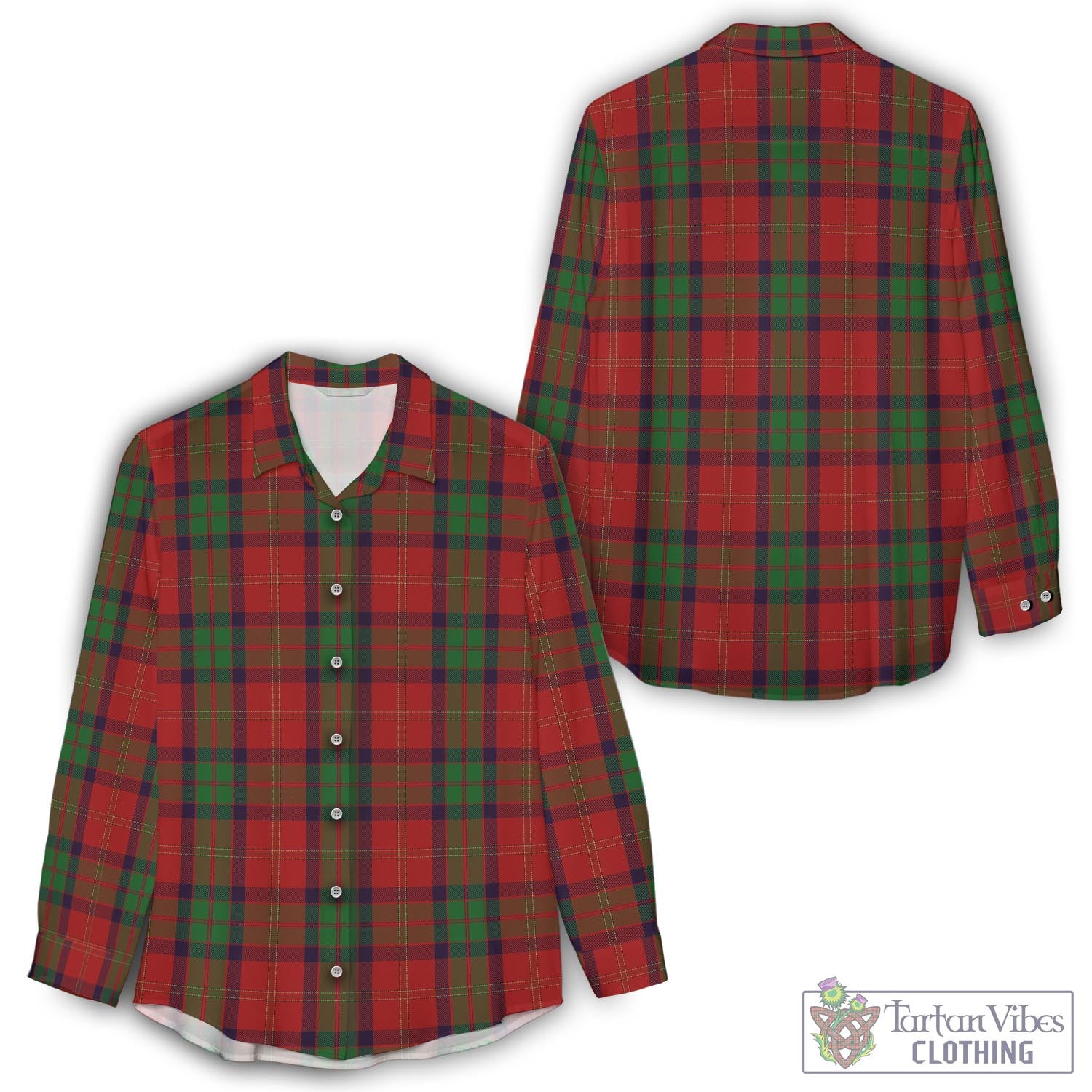 MacPherson of Cluny Tartan Womens Casual Shirt