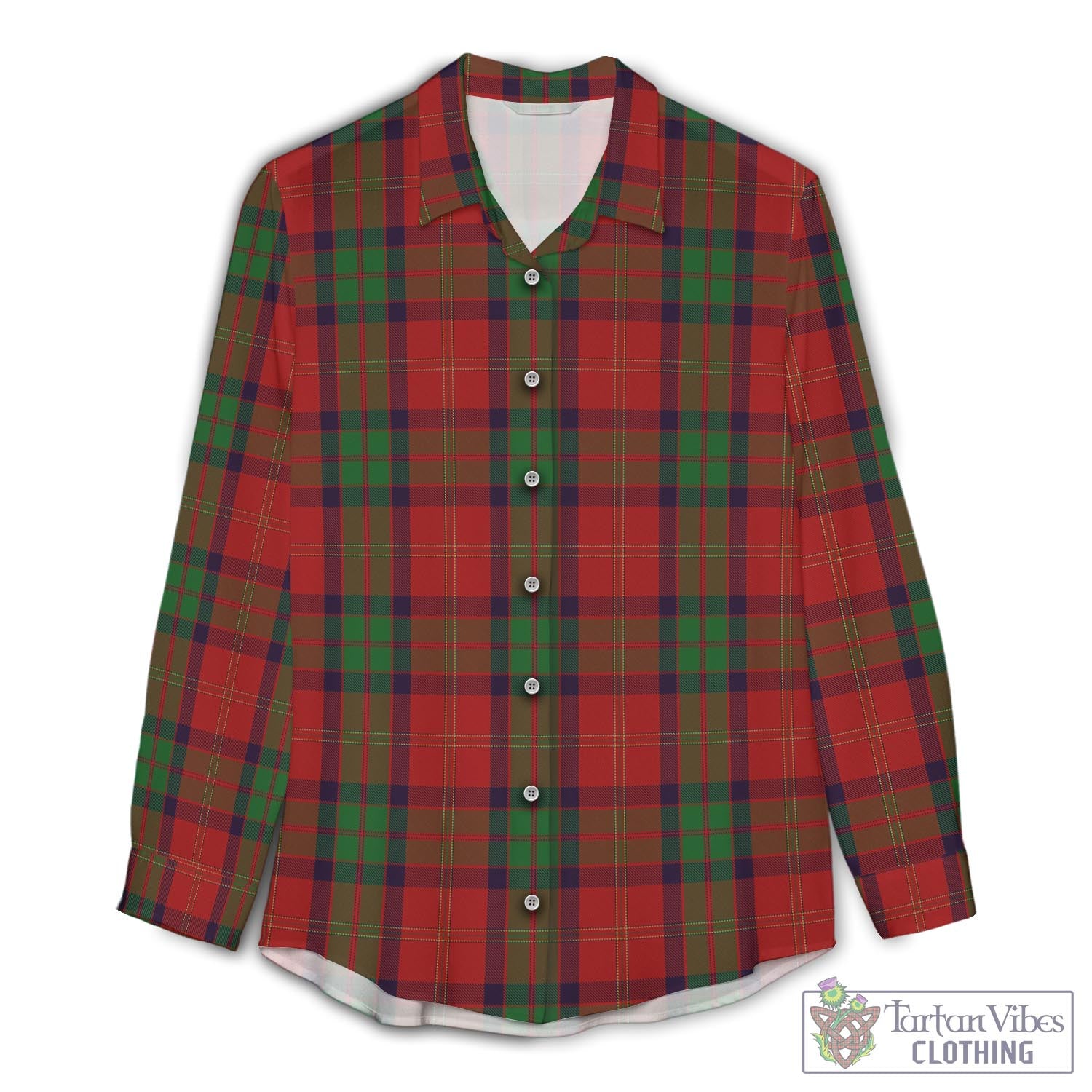 MacPherson of Cluny Tartan Womens Casual Shirt