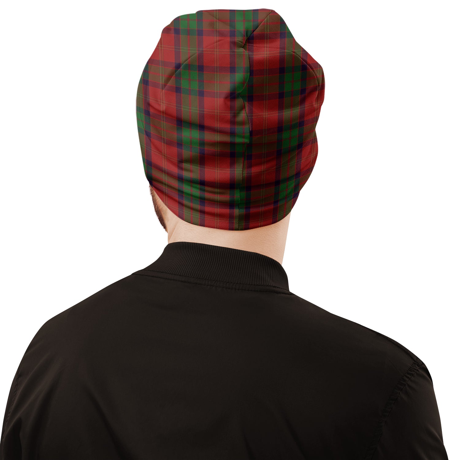 MacPherson of Cluny Tartan Beanies Hat with Family Crest - Tartan Vibes Clothing