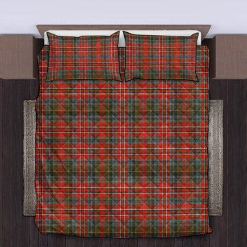 MacPherson Weathered Tartan Quilt Bed Set