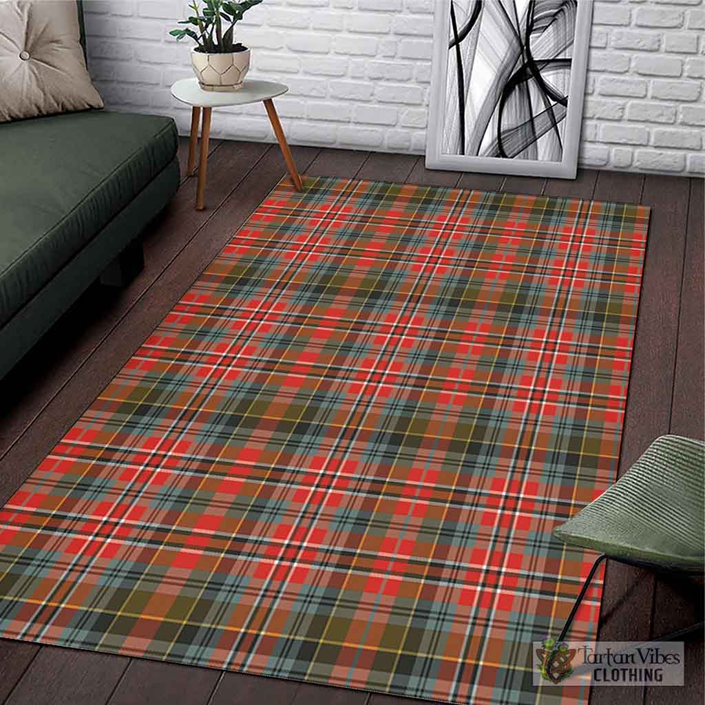 Tartan Vibes Clothing MacPherson Weathered Tartan Area Rug