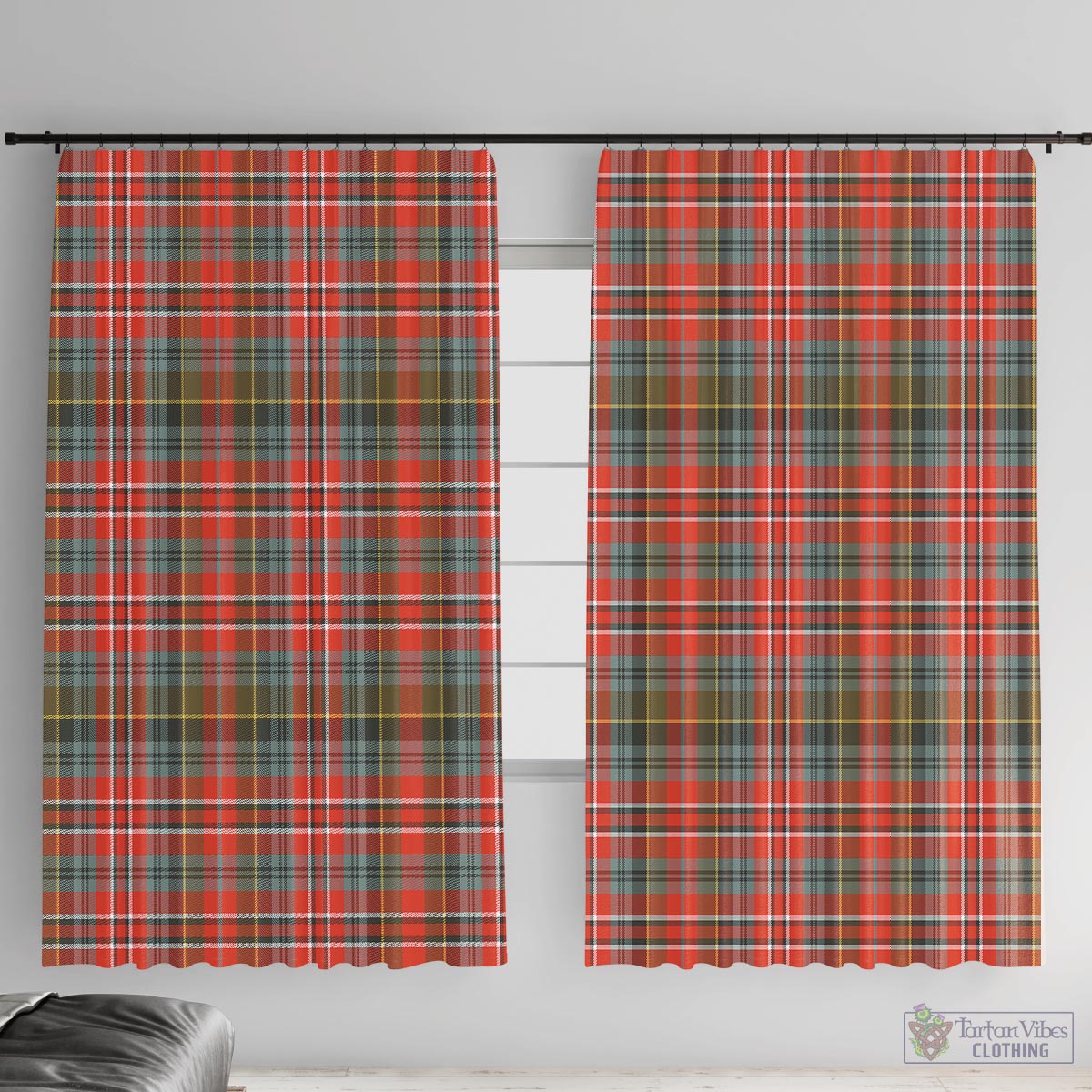 MacPherson Weathered Tartan Window Curtain