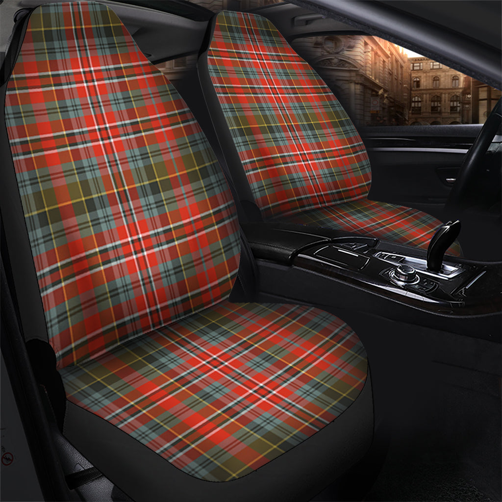 MacPherson Weathered Tartan Car Seat Cover One Size - Tartanvibesclothing
