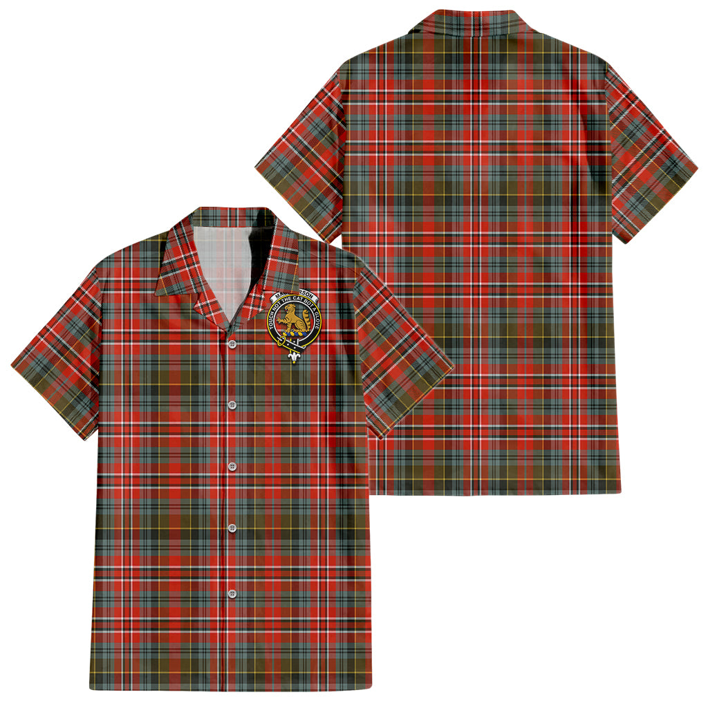 macpherson-weathered-tartan-short-sleeve-button-down-shirt-with-family-crest