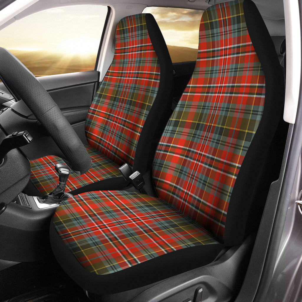 MacPherson Weathered Tartan Car Seat Cover - Tartanvibesclothing