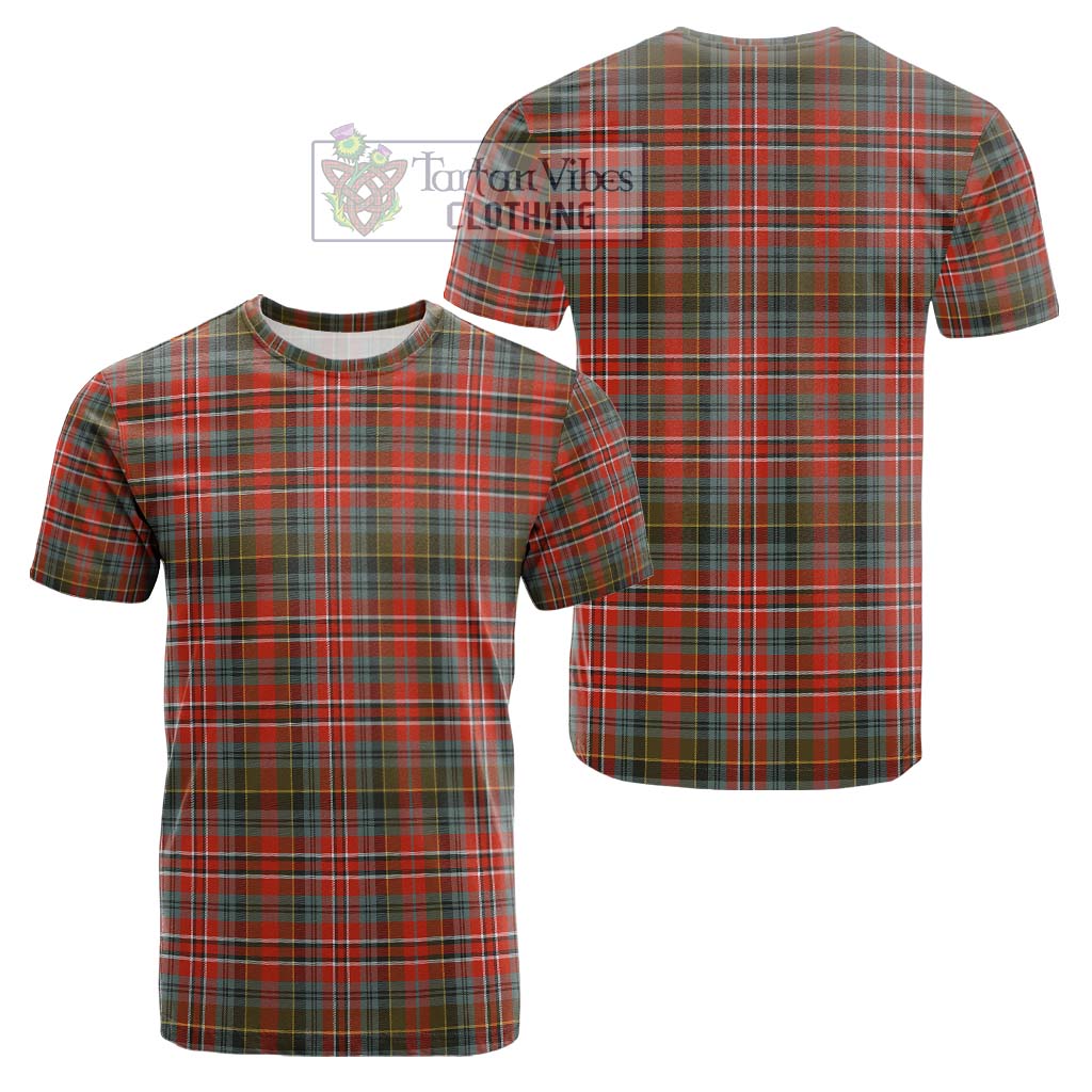 Tartan Vibes Clothing MacPherson Weathered Tartan Cotton T-Shirt