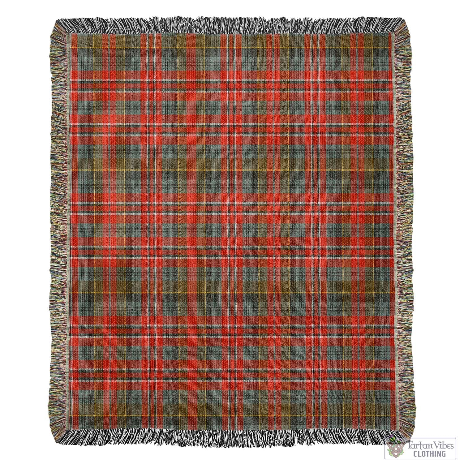 Tartan Vibes Clothing MacPherson Weathered Tartan Woven Blanket