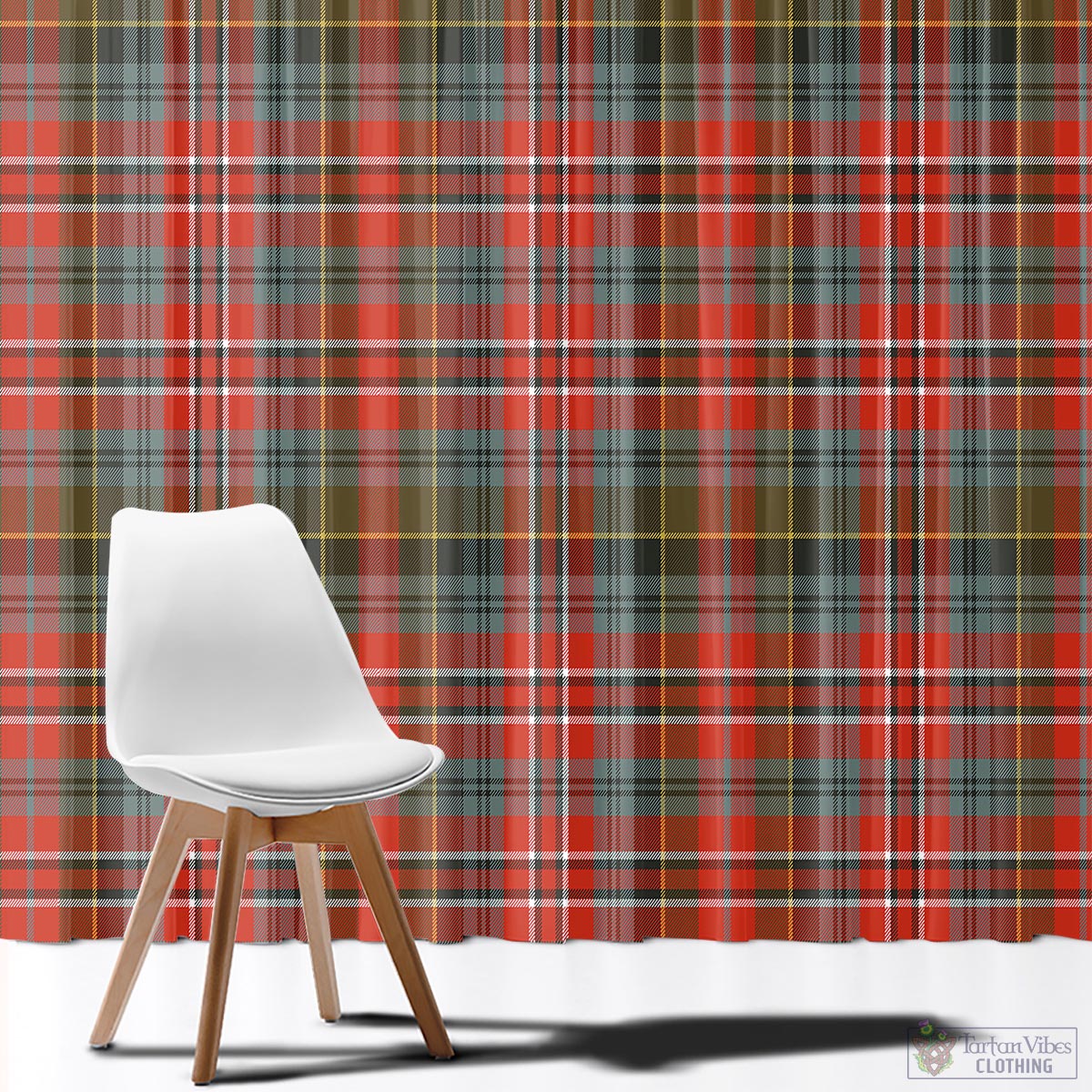 MacPherson Weathered Tartan Window Curtain