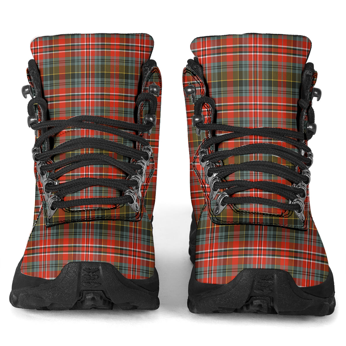 MacPherson Weathered Tartan Alpine Boots - Tartanvibesclothing