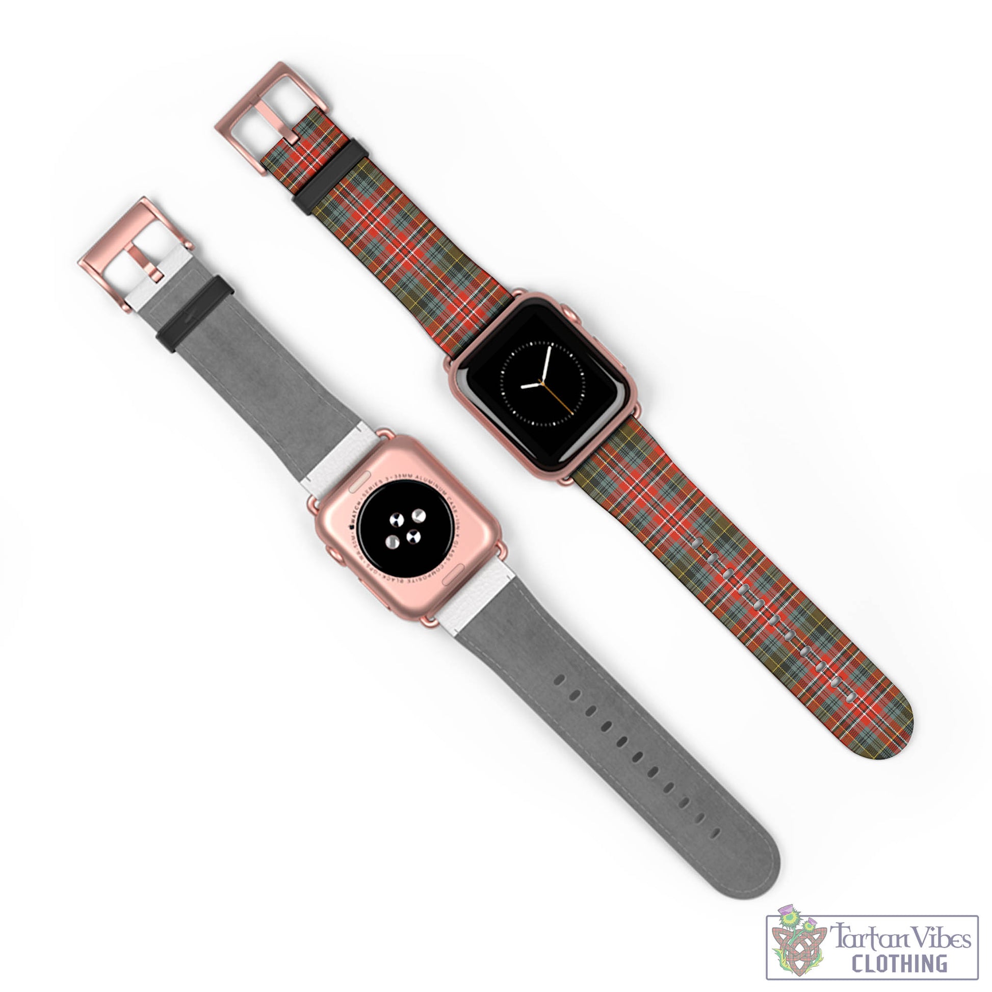 Tartan Vibes Clothing MacPherson Weathered Tartan Watch Band