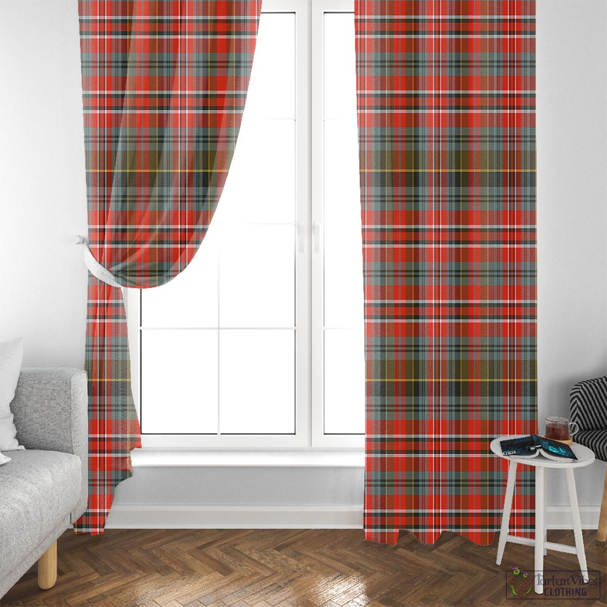 MacPherson Weathered Tartan Window Curtain