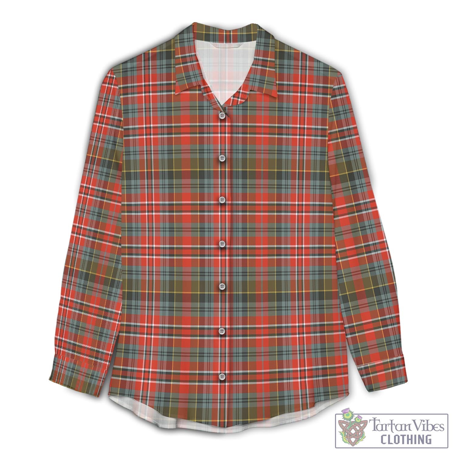 MacPherson Weathered Tartan Womens Casual Shirt