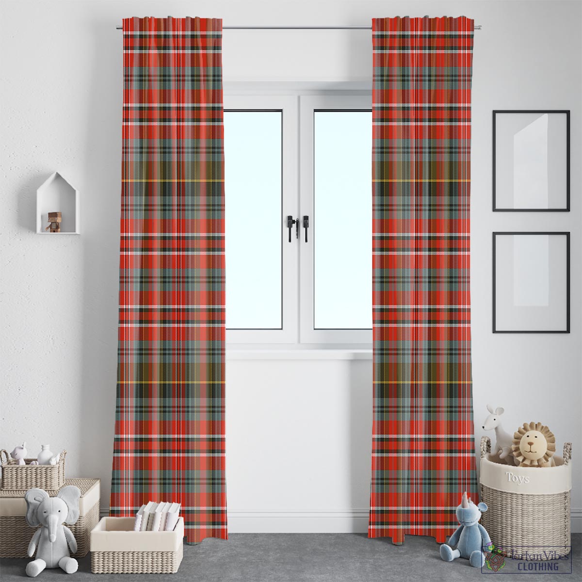 MacPherson Weathered Tartan Window Curtain