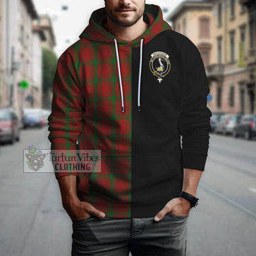 MacQuarrie (McQuarrie) Tartan Hoodie with Family Crest and Half Of Me Style